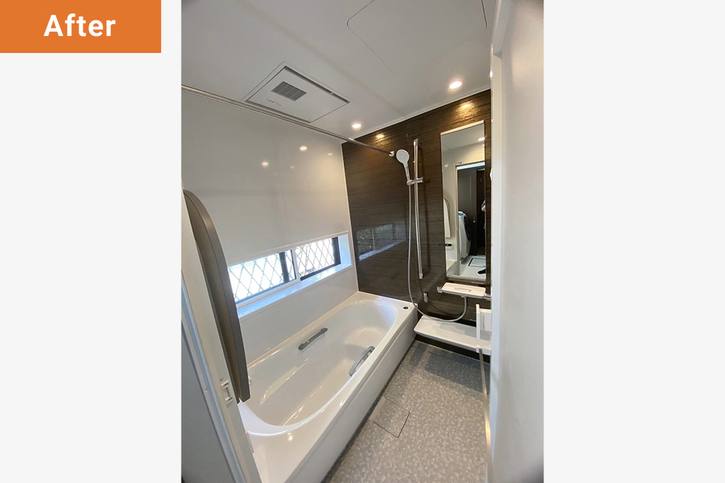 窓からの冷気を二重サッシで軽減After