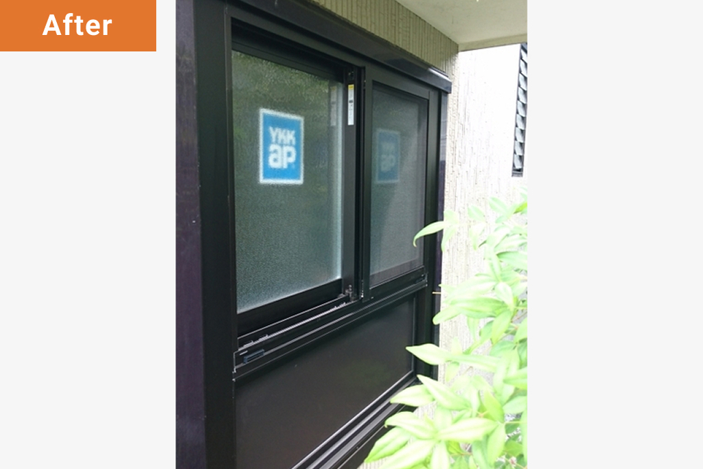 スマートカバー工法で二重窓に施工After02