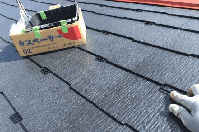 タスペーサー 02 ブラック 屋根 縁切り部材